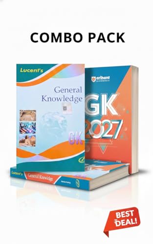 Image of Lucent's General Knowledge 2026 (Lucent's GK 2026) + Arihant General Knowledge 2027 (Arihant GK 2027) - [Set of 2 Books]