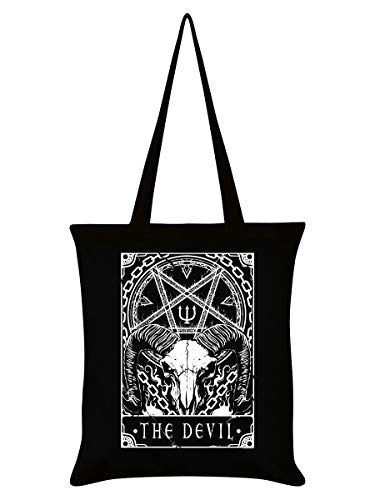 Preisvergleich Produktbild Deadly Tarot Tragetasche The Devil 38 x 42 cm schwarz
