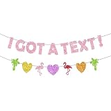 IRCOR I Got A Text! Banner Love Island Decorations Love Island Themed Party Decorations (A)