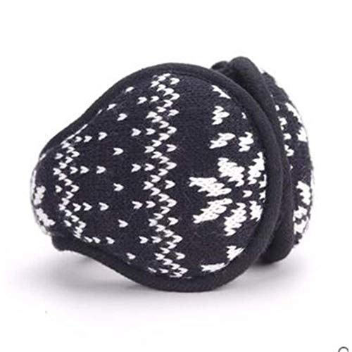 LNDDP Calentadores oídos, la impresión Plegable Invierno Espesa el algodón para Mantener el Calor (Color: T-2)