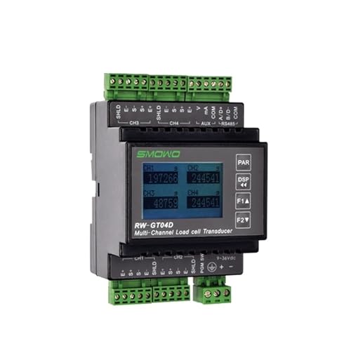 Module entrée de signal mV pour intégration Modbus RTU, boîtier compact RS232 sur rail DIN - 3
