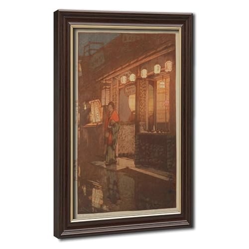 Impression sur toile A Little Restaurant de Hiroshi Yoshida pour décoration bureau