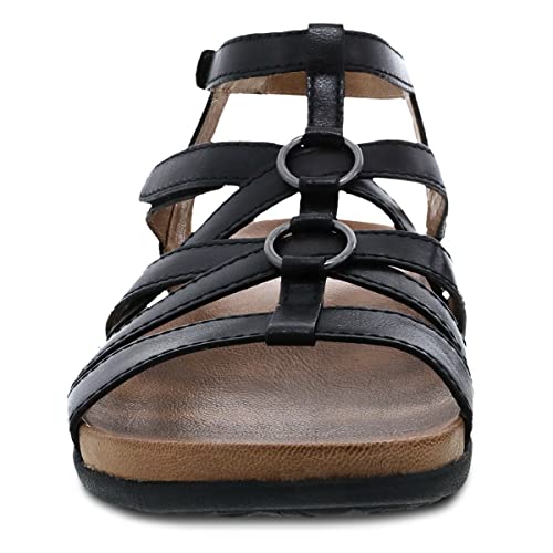 Dansko Jolene Adjustable Gladiator Sandal for Women – Leather Linings and Uppers for All-Day Comfort – Dual Density EVA Footbed and Lightweight Rubber Outsole for Long-Lasting Wear4