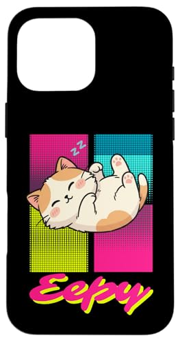 Eepy Cat ���g�� ���I ���� �L�e�B �L���[�g �~�[�� �f�U�C�� �X�}�z�P�[�X iPhone 16 Pro Max �p