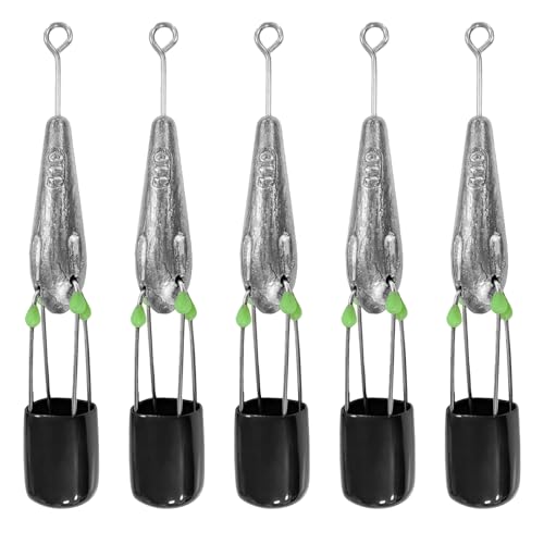 Lot de 5 110g Plomb Peche en Mer Surfcasting avec 4 Pieds Acier Inoxydable – vue 8