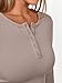 Trendy Queen Long Sleeve Henley Shirts for Women Fall Winter Ribbed Thermal Tops Casual Blouses Basics Tees Cute Sweaters Taupe M