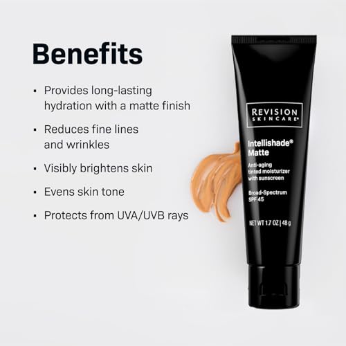 Revision Skincare Intellishade® Matte SPF 45 Anti-Aging Tinted Sunscreen for Face, Oil-Free Moisturizer with SPF and Vitamin C, Pore Minimizing Sunscreen for Oily and Combination Skin, 1.7 oz - Image 3