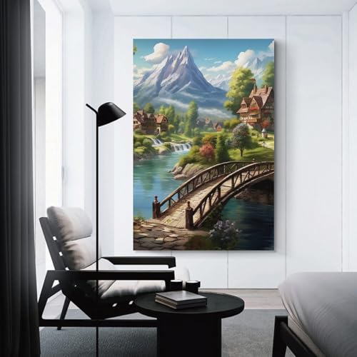 Pinturas murales de paraíso para transformar el ambiente de tu dormitorio 3