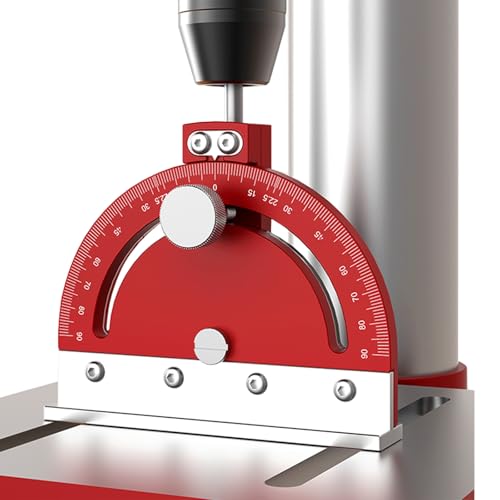 Image of Aepiraza Multi-Angle Drill Press Protractor Square, Table Saw Angle Tool Setter, -85° to 85° Adjustable Aluminum Alloy Multi Angle Precision Drill Press Protractor Square Guide