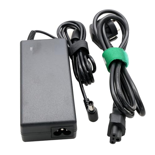 HangTon Fuente de alimentación de CA y CC para cámara Sony FX6 FX9, 19,5 V, barril de CC