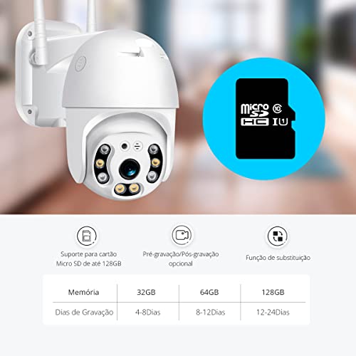 Câmera Ip Yoosee Prova D'água Infravermelho Externa Wifi Hd