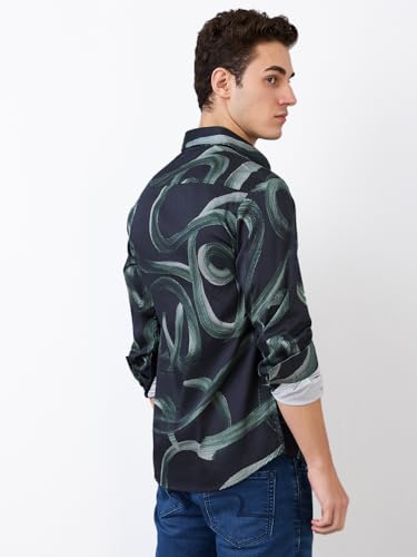 Image of Spykar Men's Regular Fit Shirt