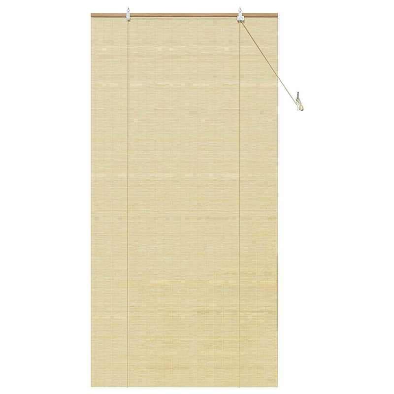 Persiana de bambú para ventanas, protección visual natural para ventanas, respetuosa con el medio ambiente y duradera, ideal para salón, dormitorio y oficina