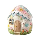 2026 Caseta de conejito DIY Bordado Idea de costura Huevo como decoración del hogar Creativo Patchwork Animal Set con pollo Cordero para Manualidades (A, B)