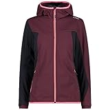 cmp man fix hood jacket 38a5597 Rosa oscuro CMP Campagnolo W Jacket FIX Hood Softshell 44