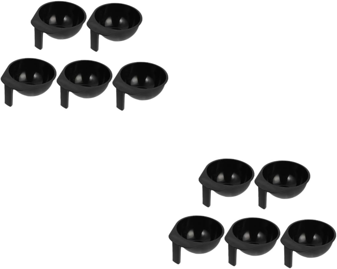 Ipetboom 2sets 5pcs Color Mixing Bowls for Hair Dye Professional Hair Coloring Tool Washable Reusable Easy to Use for Home Salon No Chemical Reaction with Color Portable Design 5pcs*2