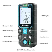 ACEGMET S9 229ft/70m Laser Measuring Tool, LCD Backlit Display — image 8