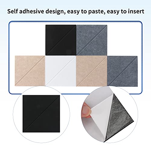 Joymomo Bulletin Board Felt Pin Board Wall Mounted Pack Of 8, Pin Display Board Splicing Diy Bulletin Board For Hanging Notes, Calendars,Photos Memos,Pin (Without Accessories) #TOP4