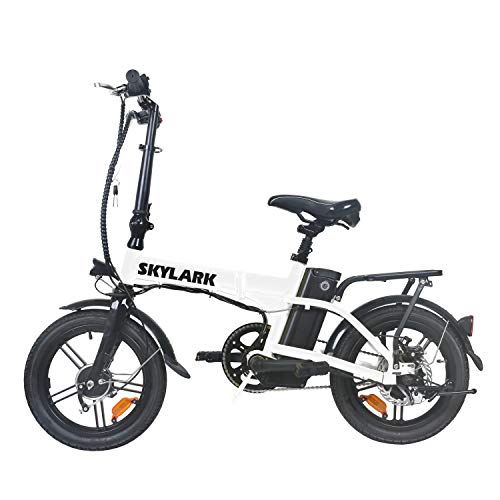 TrekPower Folding Electric Bike 250W Lightweight Aluminum Elecctric Bicycle 16" 36V10A Lithium Battery