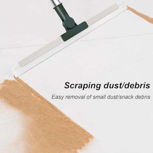 Image of 50-CM Multifunctional Magic Broom with Long Adjustable Handle | Silicone Floor Squeegee & Washer with 180 Rotating Head for Bathroom, Kitchen & Home Cleaning (Multi-Colour)