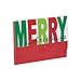 American Greetings Christmas Gift Card Holder, Red 'Merrry Christmas'