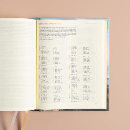 CSB Notetaking Bible, Hosanna Revival Edition, Roan Mountain Cloth Over Board, Black Letter, Single-Column, Journaling Space, Reading Plan, Easy-to-Read Bible Serif Type - image 4