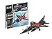Produktbild Revell 64971 Model Set Dassault Mirage F-1C/CT, Flugzeugmodellbausatz 1:72, 21,3 cm originalgetreuer Modellbausatz für Fortgeschrittene, Starter Kit mit Basis-Zubehör, unlackiert