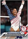 2024 Olympic Games T Now Team USA-#8 Jordan Chiles-US Women’s Gymnastics Team Captures Gold in Paris- Gymnastics - Sports Trading Card-Stated Print Run of Only 2031 Made! Card Shipped in New Protective Screwdown Holder.