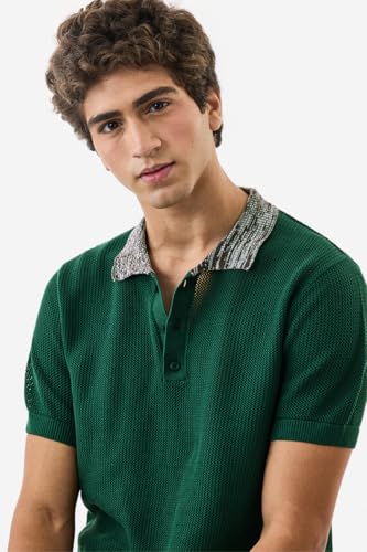 Image of SNITCH Men's Sleeveless Slim Fit T-Shirt | Ribbed Texture & Breathable Fabric | Polyester Blend Material with Stretchability | Casual Wear for Layering & Everyday Use