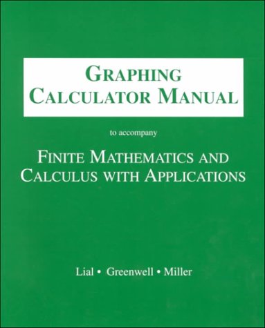 Finite Mathematics and Calculus with Applicatio... 032102138X Book Cover