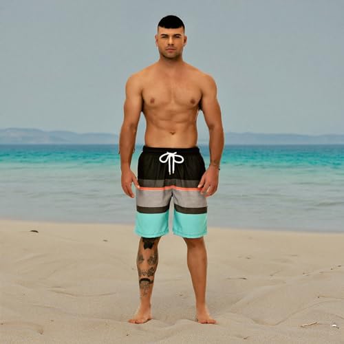 Image of KAILUA SURF Mens Swim Trunks Long, Quick Dry Mens Boardshorts, 9 Inches Inseam Mens Bathing Suits with Mesh Lining