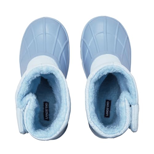 Lands' End Flurry Max Waterproof Kids Snow Boots - Insulated Warm Fleece Lined Winter Boots for Toddlers, Girls & Boys Size 10 to 73