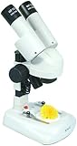 My First Lab I-Explore Stereo Microscope for Kids (SMD-04) - STEM Kids Microscope Kit for 3D Viewing Microscopy – Adjustable Student Microscope Set - 20x Magnification Children's Microscope