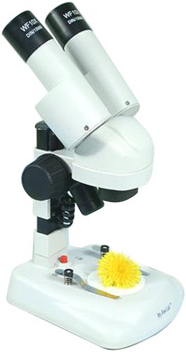 My First Lab I-Explore Stereo Microscope for Kids (SMD-04) - STEM Kids Microscope Kit for 3D Viewing Microscopy â€“ Adjustable Student Microscope Set - 20x Magnification Children's Microscope
