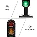 STOBOK Kids Traffic Light Signs Toy,Simulation Road Light Safety Traffic Maker Crosswalk Signal Model LED Traffic Stop Sign Light Lamp Toy Playset 2pcs
