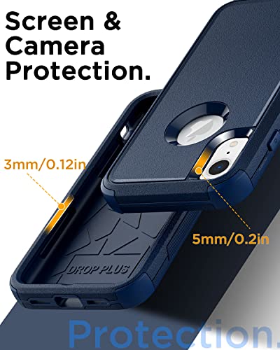 Aicase Rugged Case For Iphone Xr,Heavy Duty 3-Layer Pocket-Friendly Durable Military Grade Protection Shockproof/Drop Proof Protective Cover For Iphone Xr 6.1”_2 #TOP5
