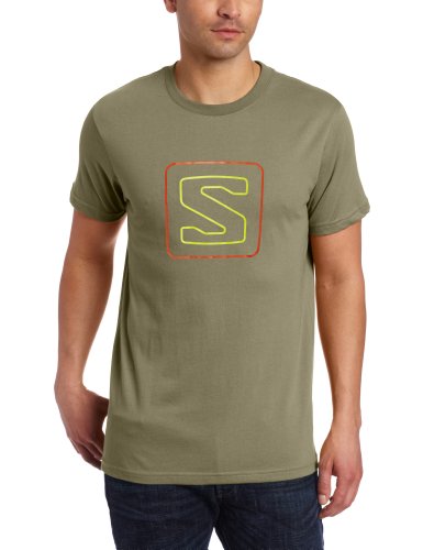 T-Shirt Poly Logo Salomon Homme contre la Transpired pendant le Sport