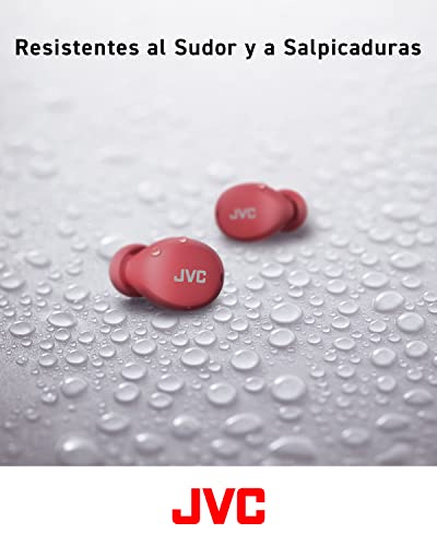 Miniatura 7 de Jvc Auriculares Inalámbricos Gumy Mini - Cascos Bluetooth 5.1 Pequeños Y Ligeros, Con 3 Modos De Sonido, Resistencia Al Agua Ipx4 Y 23h De Batería. Auriculares Deportivos Y Para Casa - Ha-Z66t-R