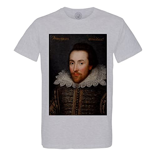 T-shirt William Shakespeare homme coton bio cadeau idéal pour prof de lettres