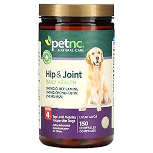PetNC Natural Care Hip and Joint Health Advanced Chewables for Dogs 150 count