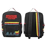 Stranger Things Logo & Silhouettes Black 18.5' Backpack