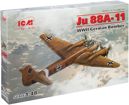 Kit Ju 88A-11 ICM 48235 : maquette de bombardier allemand de la WWII à l'échelle 1/48