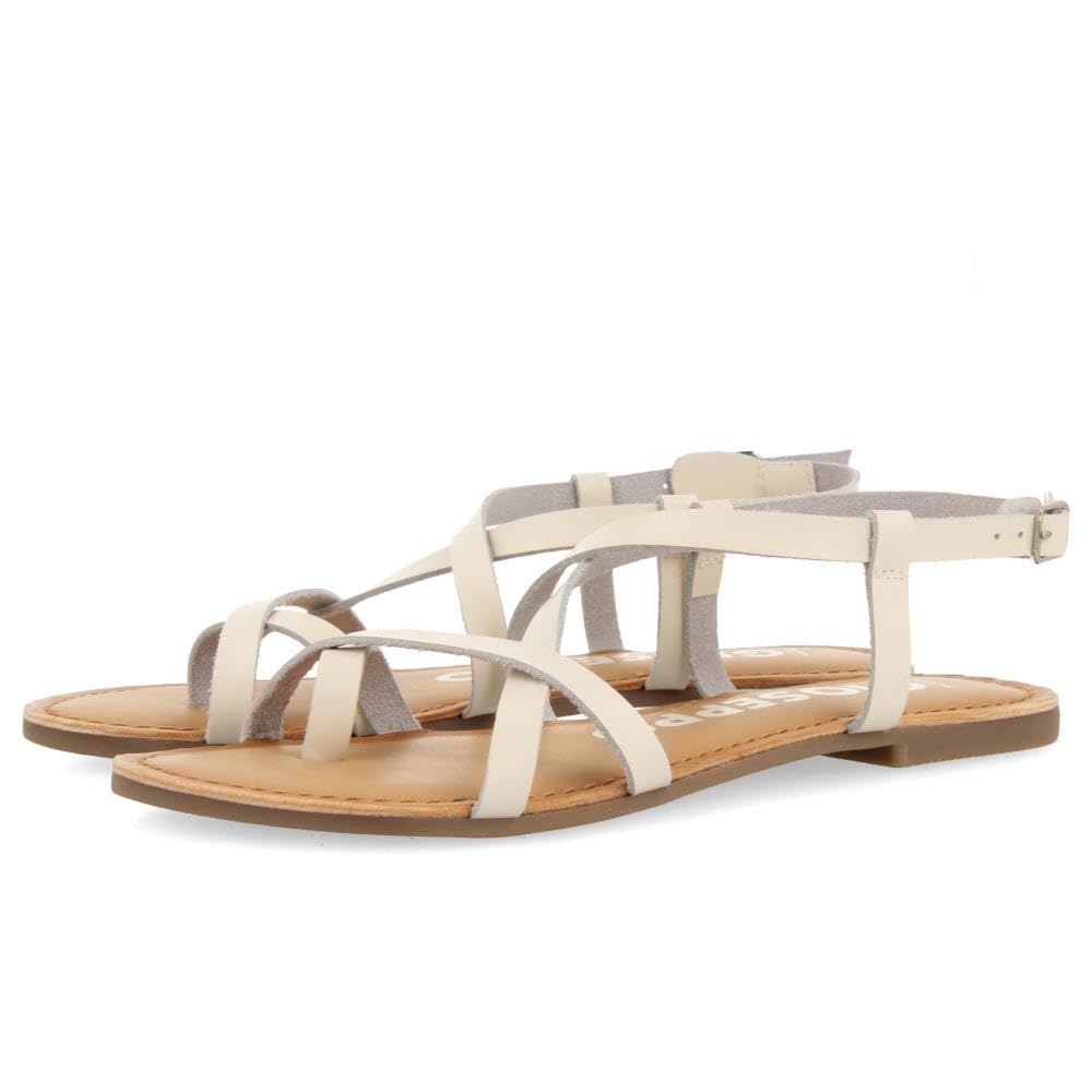 GIOSEPPO COURSAN, Women's Sandal, Off-White, 36 EU, ivory white, 4 UK