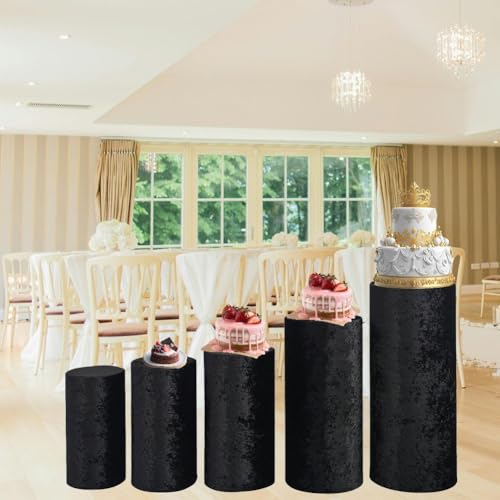 Housses de support de cylindre elastiques lot de 5 pour buffet - 7