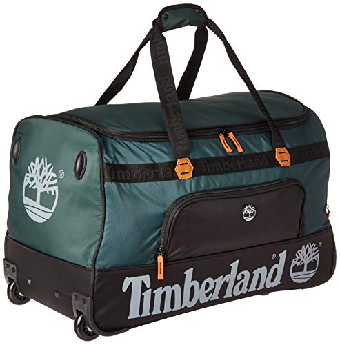 Timberland Wheeled Duffle 26 Inch Lightweight Rolling Luggage Travel Bag Suitcase, Green, 26