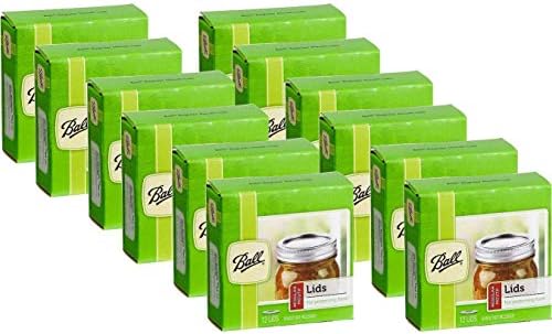 24 Dozen Regular Size Canning Lids. 288 Lids Total.