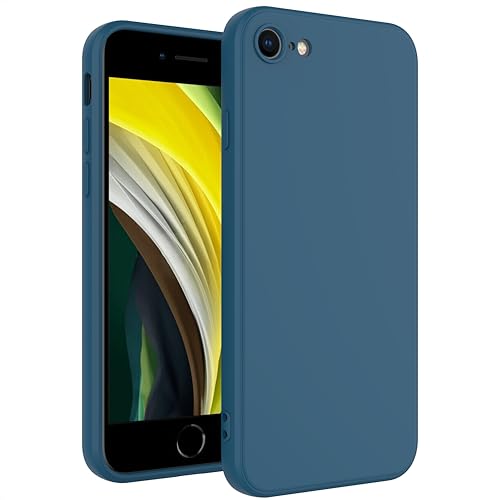 Image of for iPhone SE /8 /7 Case Dark Blue, Scratch Resistant with Soft Touch, Slim Thin Phone Cover for iPhone SE 3rd Gen (2022), iPhone SE 2nd Gen (2020), iPhone 8 /7 4.7 inch