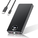 モバイルバッテリー 大容量 40000mAh 【2024年新モデル & 高輝度LEDライト付き】電熱ベストバッテリースマホ携帯充電器 急速充 2.4A出力 3台同時充電 Type-C入/出力兼用 液晶LCD残量表示 2way蓄電 持ち運び便利 コンパクト出張/旅行/地震防災/台風/キャンプ用/防災グッズ 停電対策 PSE認証済 iPhone/Android/iPad対応 日本語取扱説明書