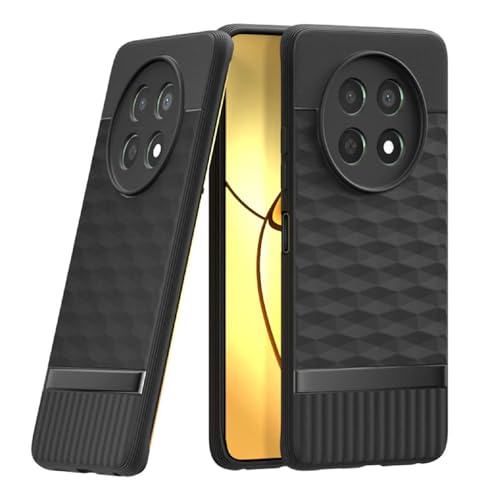 Image of Shockproof Case | Full Camera Protection | TPU Flexible Back Cover for Realme 12 5G / 13 5G / 12x 5G / C65 5G / Narzo 70x 5G / N65 5G (Matte Black)
