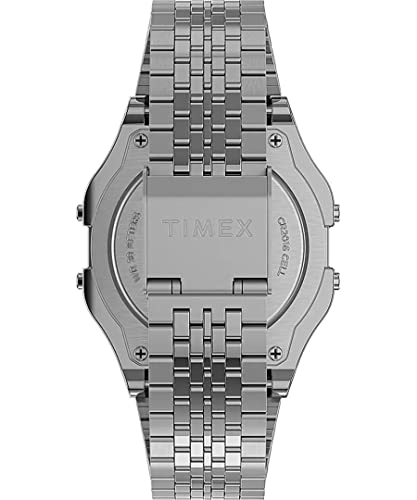 Image of TIMEX 80 Tonneau 34mm Grey Dial Digital Unisex Watch - TW2R79300UJ